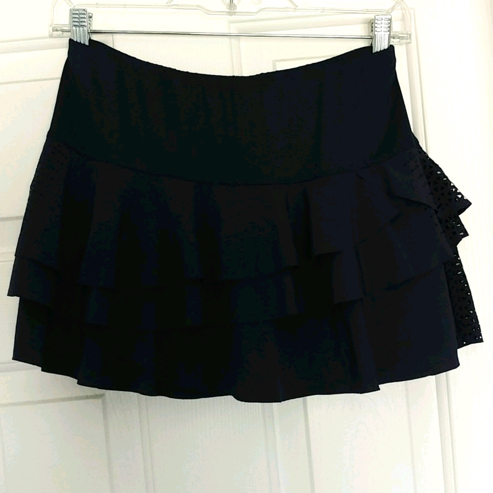 Navy Lucky in Love Tennis Skirt